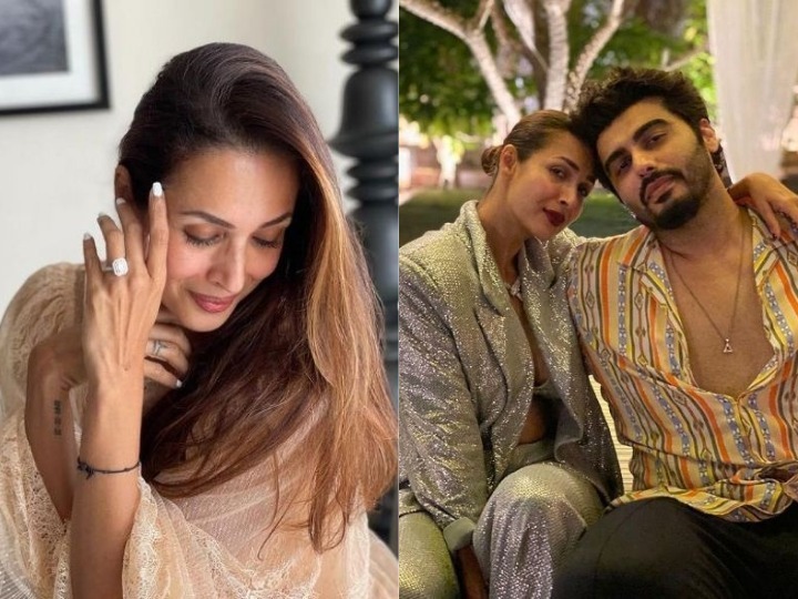 Malaika Arora Arjun Kapoor Engagement Ring Photo: Arjun Kapoor Malaika Arora  Diamond Ring Got Engaged Fans Asked To Her On Instagram | अर्जुन-मलाइका की  हो चुकी हैं शादी? डायमंड रिंग पहने नजर