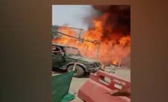 ਕੁੰਡਲੀ ਬੌਰਡਰ 'ਤੇ ਕਿਸਾਨਾਂ ਦੀਆਂ ਝੋਪੜੀਆਂ ਨੂੰ ਲੱਗੀ ਅੱਗ, ਸਰਕਾਰ 'ਤੇ ਸਾਜਸ਼ ਦੇ ਲਾਏ ਇਲਜ਼ਾਮ