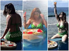 मुंबई में लगे कर्फ्यू के बीच मालदीव में मस्ती कर रहीं हैं अभिनेत्री Arti Singh, हरे बिकिनी में दिखाया बोल्ड अवतार