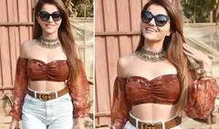 રગ્ડ જિન્સ અને ક્રૉપ ટૉપમાં રુબિના દિલૈકે બતાવ્યો હૉટ અંદાજ, ફેન્સ થયા ઘાયલ, જુઓ તસવીરો....