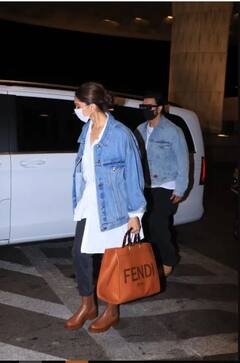 ਹੱਥਾਂ 'ਚ ਹੱਥ ਪਾ ਇੱਕੋ ਜਿਹੇ ਕੱਪੜੇ ਪਾਏ ਏਅਰਪੋਰਟ 'ਤੇ ਸਪੌਟ ਹੋਏ Deepika Padukone ਤੇ Ranveer Singh ਦੀਆਂ ਖੂਬਸੂਰਤ ਤਸਵੀਰਾਂ