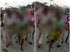 बिहार: हत्या के आरोपित को पोल से बांधकर पीटा, कट्टा और कारतूस के साथ पकड़कर थाने ले गई पुलिस