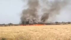 અરવલ્લીના સાઠંબા પાસે ખેતરમાં આગ લાગતા ખેડૂતને કેટલું થયું નુકસાન?,જુઓ વીડિયો