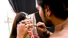 Babu does Baby's makeup for washing utensils | Amma ke Babu ki Baby