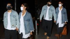 ਹੱਥਾਂ 'ਚ ਹੱਥ ਪਾ ਇੱਕੋ ਜਿਹੇ ਕੱਪੜੇ ਪਾਏ ਏਅਰਪੋਰਟ 'ਤੇ ਸਪੌਟ ਹੋਏ Deepika Padukone ਤੇ Ranveer Singh ਦੀਆਂ ਖੂਬਸੂਰਤ ਤਸਵੀਰਾਂ