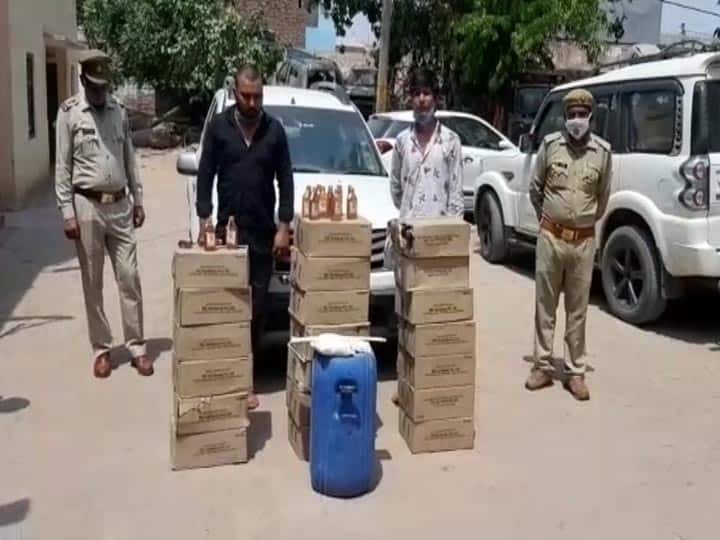 Liquor siezed from luxury car in Shamli Uttar Pradesh ann UP: लग्जरी कार में मिली लाखों की कीमत की शराब, पंचायत चुनाव में की जानी थी इस्तेमाल