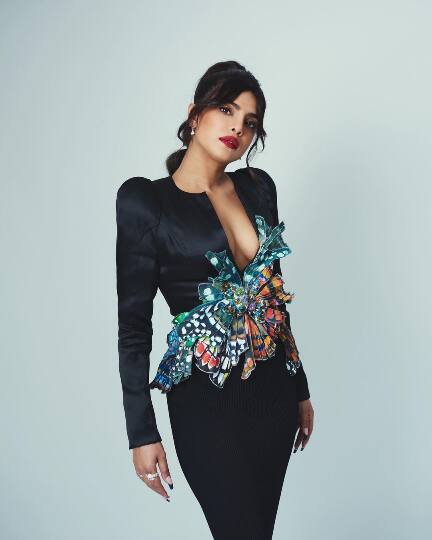 priyanka chopra BAFTA photoshoot