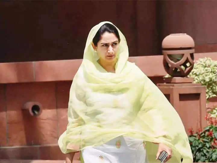 Punjab Akali dal leader Harsimrat Kaur tested Corona Positive Harsimrat Kaur Corona Positive : हरसिमरत कौर बादल कोरोना पॉझिटिव्ह, घरीच केलं स्वत:ला क्वारन्टाईन