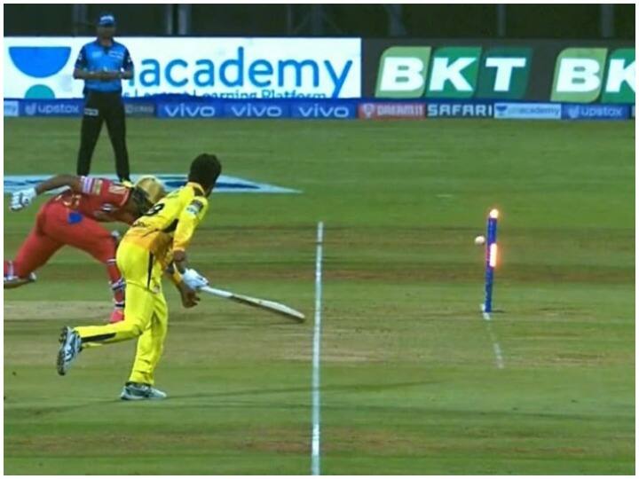 IPL 2021: Ravindra Jadeja's brilliant fielding Chris Gayle and KL Rahul dismissed, watch video IPL 2021: Ravindra Jadeja की शानदार फील्डिंग, क्रिस गेल और केएल राहुल को किया आउट, देखें वीडियो