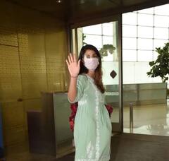 Rhea Chakraborty | सुशांतच्या मृत्यूनंतर पहिल्यांदाच  Rhea Chakraborty एअरपोर्टवर झाली  स्पॉट