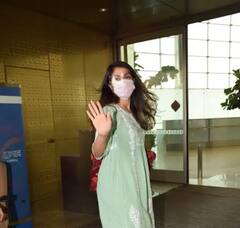 Rhea Chakraborty | सुशांतच्या मृत्यूनंतर पहिल्यांदाच  Rhea Chakraborty एअरपोर्टवर झाली  स्पॉट