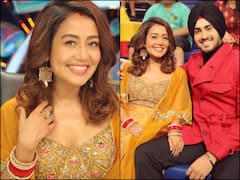 PICS: Neha Kakkar Flaunts Green Ring Gifted By Her Mother-In-Law, Hubby Rohanpreet Singh Drops Cute Comment