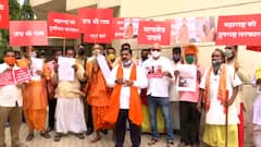 Palghar Lynching के एक साल बाद भी साधुओं को नहीं मिला न्याय, BJP का मुंबई में प्रदर्शन