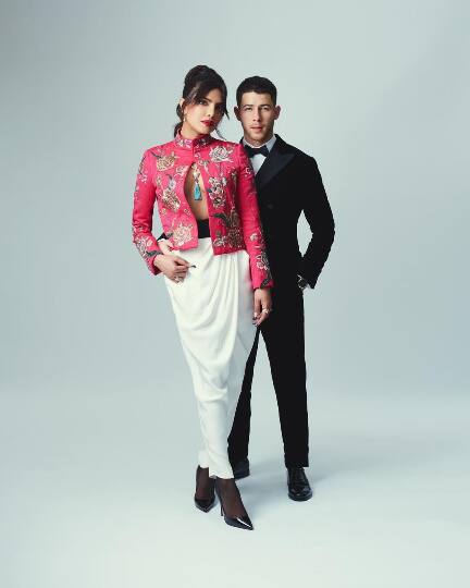 priyanka chopra and Nick jonas BAFTA photoshoot