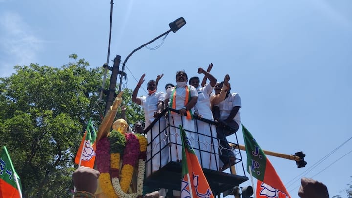 மதுரை கல்வீச்சுக்கு காரணம் திருமாவளவன்: எல்.முருகன் குற்றச்சாட்டு