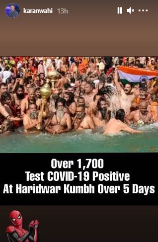 Actor Karan Wahi Receives Death Threats & Hate Messages After His Post On Naga Babas Gathering At Kumbh Mela Amidst COVID-19 Surge Goes Viral!