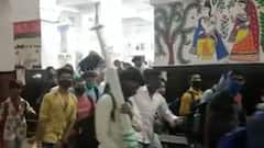 Bihar Corona Crisis: Passengers at Buxar Railway station avoid RT-PCR testing