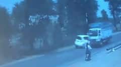 ਕਾਰ-ਟੈਂਕਰ 'ਚ ਹੋਈ ਭਿਆਨਕ ਟੱਕਰ, ਕਾਰ ਦੇ ਉੱਡੇ ਪਰਖੱਚੇ, ਦੇਖੋ ਤਸਵੀਰਾਂ