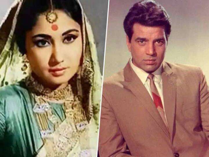 In the picture of Dharmendra-Meena Kumari, her husband saw something