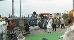 ਮੰਡੀ 'ਚ ਕਣਕ ਦੀ ਚੁਕਾਈ ਨਾ ਹੋਣ 'ਤੇ ਕਿਸਾਨਾਂ ਨੇ ਕੀਤਾ ਨੈਸ਼ਨਲ ਹਾਈਵੇਅ ਜਾਮ,ਲੱਗੀਆਂ ਲੰਮੀਆ ਲਾਈਨਾ