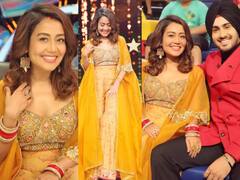 In Pics: नेहा कक्कड़ ने फ्लॉन्ट की सास से गिफ्ट में मिली स्टोन रिंग, पति रोहनप्रीत ने किया ये प्यारा कमेंट