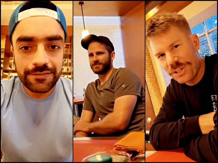 IPL 2021 Sunrisers Hyderabad David Warner, Kane Williamson Ramzan Fasting With Rashid Khan, Mujeeb Ur Rahman Video Viral WATCH | David Warner, Kane Williamson Keep Ramzan Fast Along With SRH Teammates Rashid Khan, Mujeeb Ur Rahman & Others