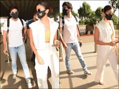 IN PICS | Alia Bhatt And Ranbir Kapoor Set Major Couple Goals; Spotted In Matching Outfits