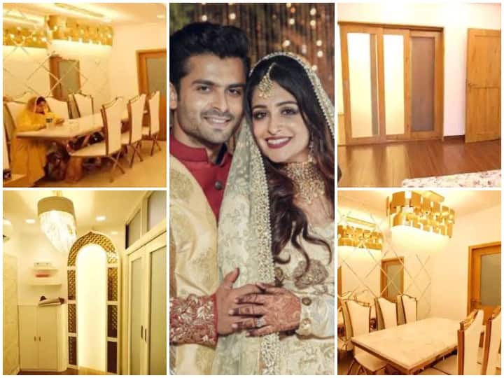 दीपिका कक्कड़ और शोएब इब्राहिम टेलीविजन की सबसे मशहूर जोड़ियों में शुमार है. दोनों अपने पूरे परिवार के साथ मुंबई में आलीशान घर में रहते हैं. आज हम आपको इनके घर के कुछ अंदार की तस्वीरें दिखाने जा रहे हैं जिन्हें आप आगे की स्लाइड्स का रुख करके देख सकते हैं.