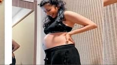 Actress Kishwer Merchant flaunts her baby bump