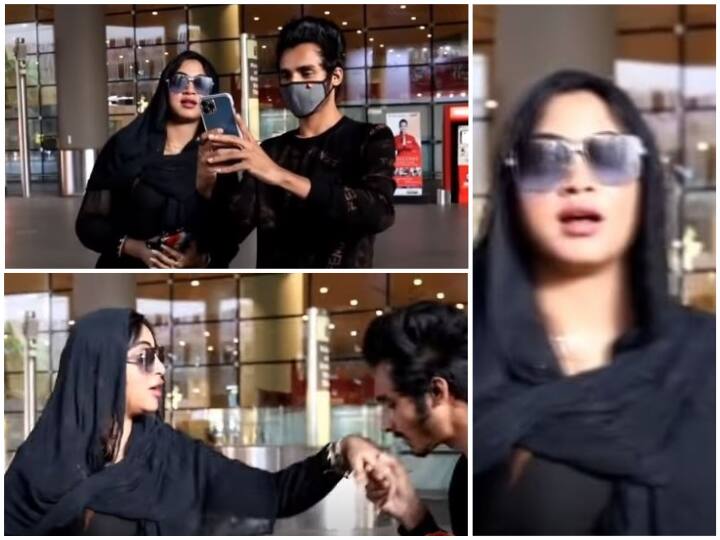 Bigg Boss 14's Arshi Khan Shocked As Man Suddenly Kisses Her At The Airport, Video Goes Viral! ‘Ye Kya Ho Gaya Madam?’ Bigg Boss 14's Arshi Khan Shocked As Man Suddenly Kisses Her At The Airport, Video Goes Viral!