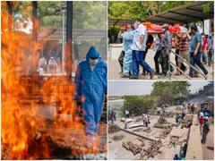 IN PICS | Dead Bodies Pile Up At Crematoriums & Burial Grounds In Kanpur, Ahmedabad As COVID Cases Surge