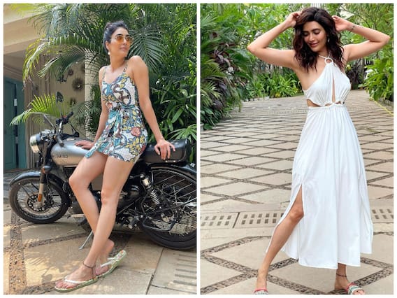White आउटफिट में एक्ट्रेस करिश्मा तन्ना ने दिखाया Summer वाला लुक, फैंस कर रहे तारीफ, देखें तस्वीरें White आउटफिट में एक्ट्रेस करिश्मा तन्ना ने दिखाया Summer वाला लुक, फैंस कर रहे तारीफ, देखें तस्वीरें