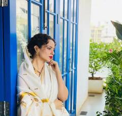 फोटोशूटसाठी कंगनानं निवडली अफलातून जागा; पाहा Kangana Ranaut चा ट्रेडिशनल अंदाज