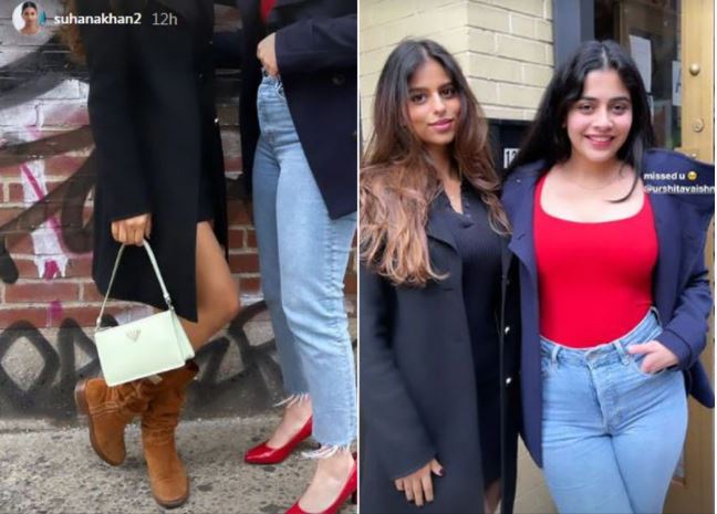 Suhana Khan pairs olive green halter top & leather pants with Louis Vuitton  bag worth Rs. 2.3 lakh 2 : Bollywood News - Bollywood Hungama
