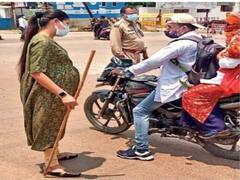 Viral: कोरोना महामारी के बीच अपनी ड्यूटी करती दिखीं प्रेग्नेंट DSP, सड़कों पर लॉकडाउन का पालन कराया