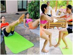 Janhvi Kapoor के साथ वर्कआउट करती दिंखीं Sara Ali khan, गोल्डन ग्लो का राज बताया, वीडियो वायरल