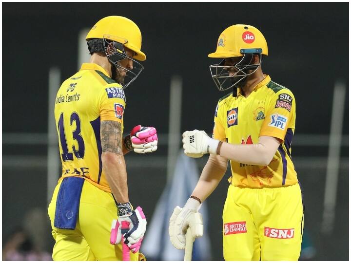 KKR vs CSK: Chennai Super Kings gave the target of 221 runs to Kolkata Knight Riders KKR vs CSK: चेन्नई ने कोलकाता को दिया 221 रनों का लक्ष्य, प्लेसिस और गायकवाड़ ने जड़ी फिफ्टी