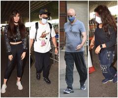 SPOTTED: कर्फ्यू के बीच अनुपम खेर सड़क पर टहलने निकले, जोया अख्तर सहित कई सितारे एयरपोर्ट पर आए नज़र