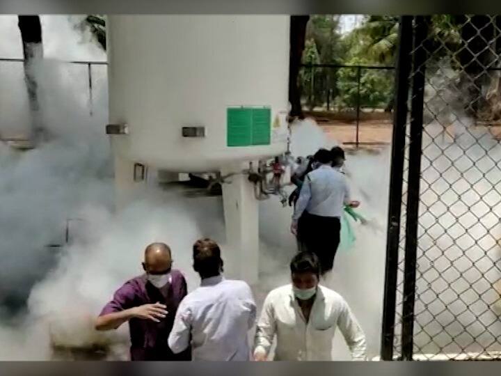 Maharashtra News An Oxygen tanker leaked while tankers were being filled at Dr Zakir Hussain Hospital in Nashik, 11 dead Oxygen Tank Leaked | नाशिकमध्ये रुग्णालयातील ऑक्सिजनच्या टँकमध्ये गळती, 11 रुग्णांचा मृत्यू