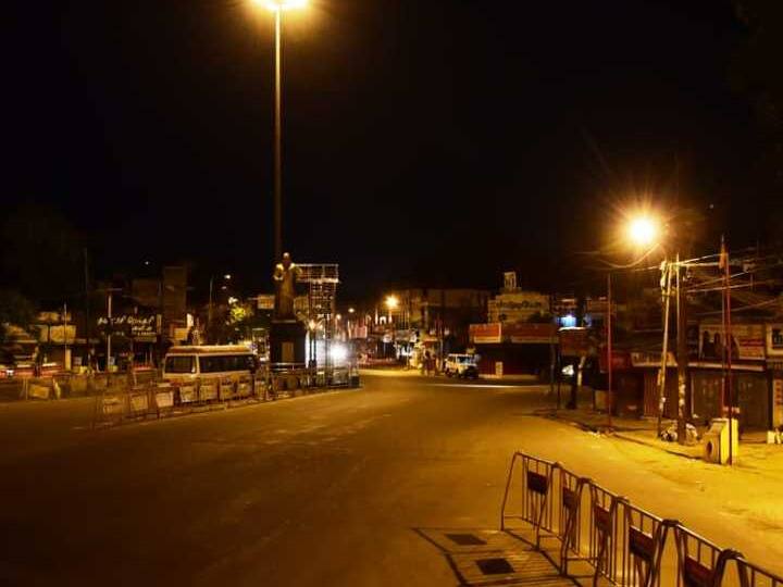 Tamil Nadu Coronavirus Night Curfew All Roads Empty COVID-19 Cases Tamil Nadu Night Curfew: தமிழ்நாட்டில் இரவு நேர ஊரடங்கால் வெறிச்சோடிய சாலைகள்