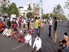 Maharashtra Latur Corona Crisis | लातूरमध्ये ऑक्सिजन तुटवड्यामुळे आणीबाणी, डॉक्टर आणि रुग्णाचे नातेवाईक रस्त्यावर