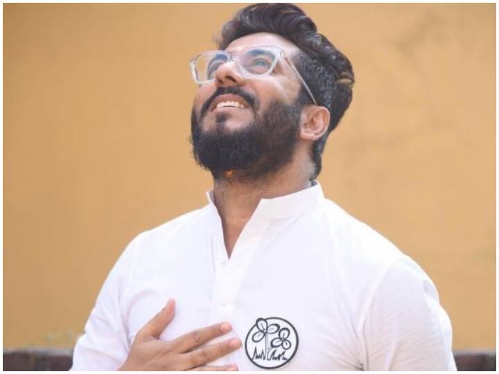 West Bengal BJP supporters surround TMC candidate Raj Chakraborty in Barrackpore shout Go back slogans ANN पश्चिम बंगाल: बैरकपुर में TMC प्रत्याशी राज चक्रवर्ती को बीजेपी समर्थकों ने घेरा, लगाए 'गो बैक' के नारे