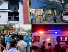 PHOTO | रुग्णालयांमध्ये दुर्घटनांची मालिका सुरुच; वसईच्या कोविड रुग्णालयाच्या आयसीयूमध्ये आग, 13 मृत्युमुखी