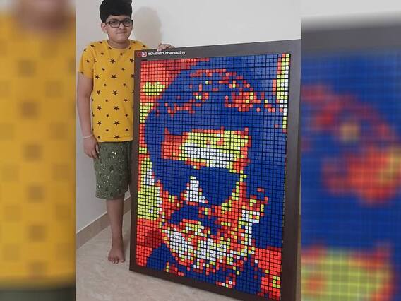 Video: 9वीं क्लास के छात्र ने 300 क्यूब से बनाई रजनीकांत की तस्वीर, 'थलाइवा' ने दिया ये रिएक्शन