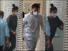 PIC & VIDEO: Kareena Kapoor & Saif Ali Khan Step Out For Clinic Visit Amid Curfew In Mumbai