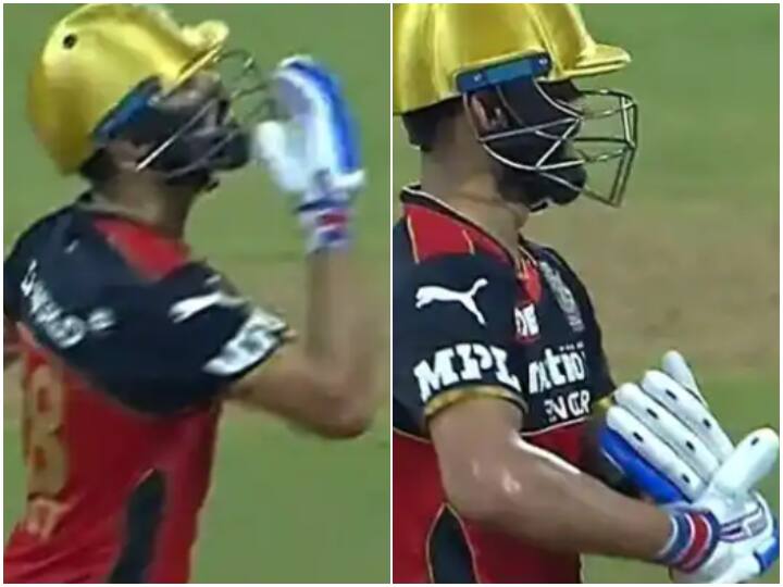 IPL 2021: Virat Kohli's Heart-Warming Gesture For Daughter Vamika After Scoring Fifty Against RR Goes Viral IPL 2021: Virat Kohli's Heart-Warming Gesture For Daughter Vamika After Scoring Fifty Against RR Goes Viral