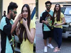 Disha Parmar का बालों में अटका मास्क तो बड़े प्यार से सुलझाते दिखे Rahul Vaidya, तस्वीरों में नज़र आ गया दोनों का बेपनाह प्यार