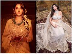 Nora Fatehi ਦੇ ਲਹਿੰਗੇ ਨੇ ਢਾਹਿਆ ਕਹਿਰ, ਇਸ ਤਰ੍ਹਾਂ ਹੋਏ ਅਦਾਕਾਰਾ ਦੀ ਖੂਬਸੂਰਤੀ ਦੇ ਚਰਚਾ