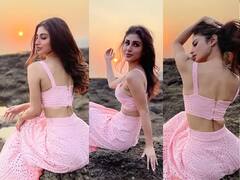 'नागीन' फेम अभिनेत्रीचा सनसेट पॉईंटवर स्लीम अंदाज, पहा फोटो