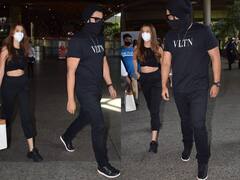 एयरपोर्ट पर एक साथ दिखे Arjun Kapoor और Tara Sutaria, देखें दोनों का ऑल इन ब्लैक लुक